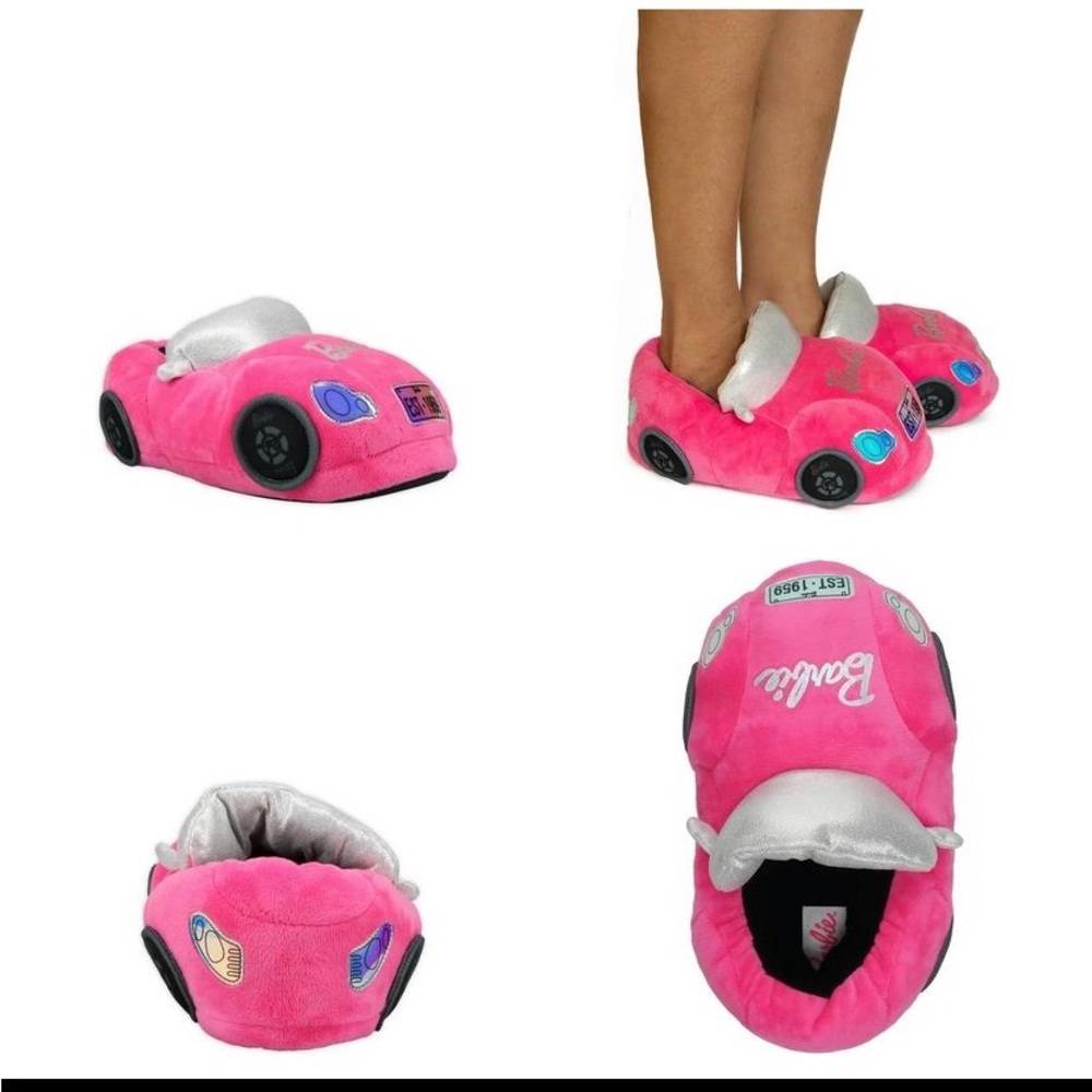 Barbie by Mattel Women's Slip-on Car Slipper